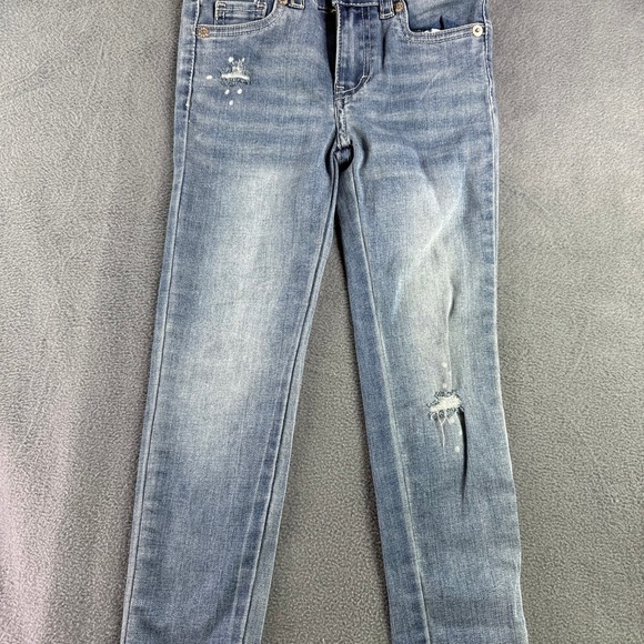 NWT Girls Levi's 710‎ Super Skinny Distressed Denim Jeans - Size 6 - New - Picture 1 of 10